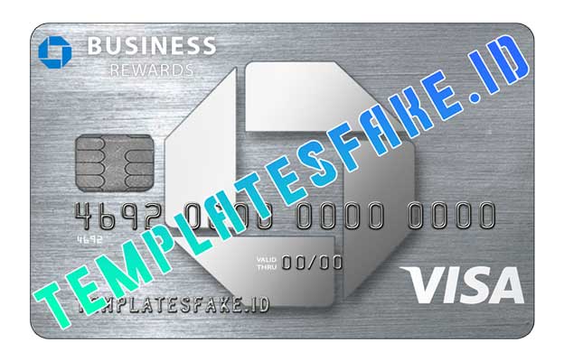 Chase Bank Credit Card USA PSD Template
