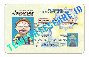 Louisiana DL - Templates Fake ID