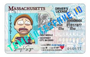 Massachusetts DL - Templates Fake ID