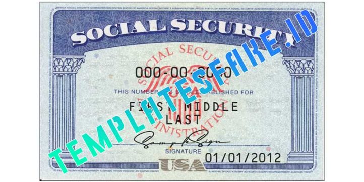 Identity document - Templates Fake ID