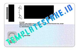 District of Columbia DL - Templates Fake ID